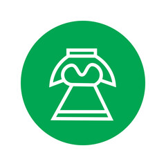 Dress Party Wear Solid Icon