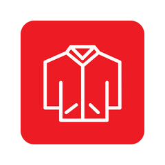 Shirt Dress Clothes Solid Icon