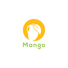 mango logo design vector templet,