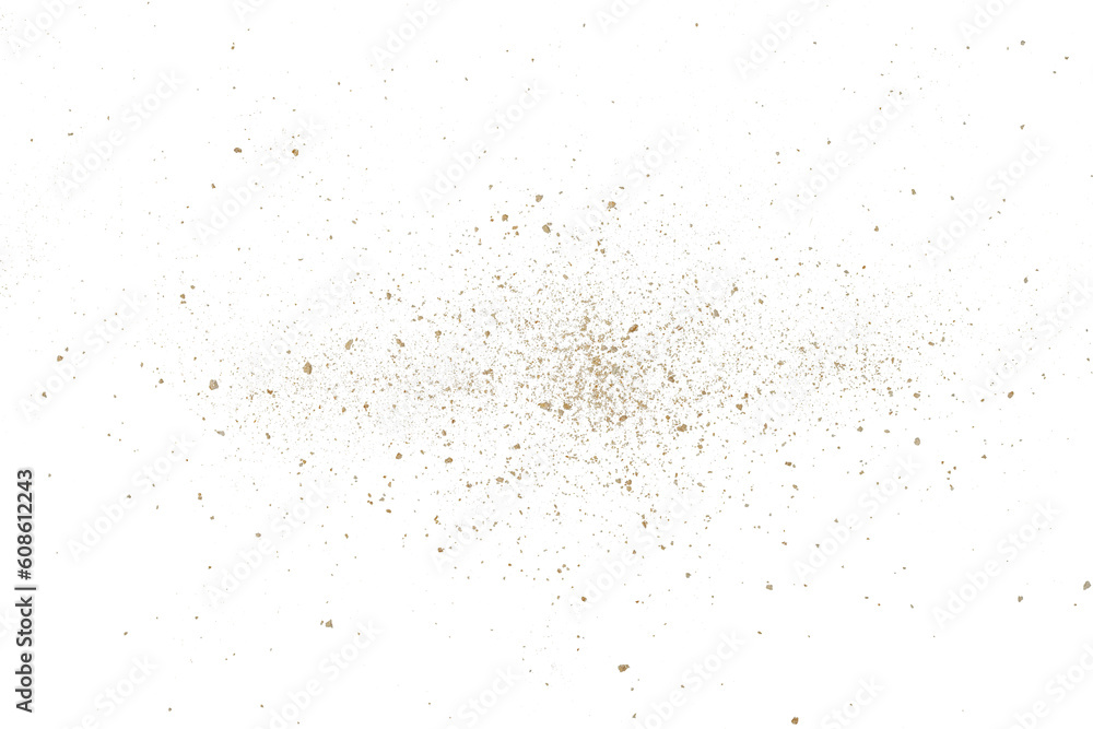 Aufkleber Abstract explosion dust particle overlay