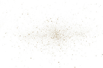 Abstract explosion dust particle overlay