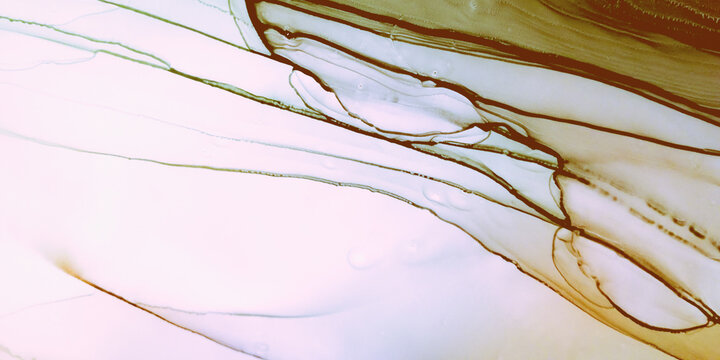 Violet Alcohol Ink Abstract. Watercolor Crystal. Pink Alcohol In