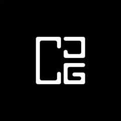 CJG letter logo abstract creative design. CJG unique design  © Anar