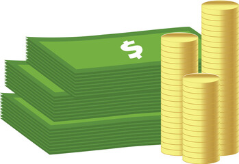 Money icon. Also available as a Vector in Adobe illustrator EPS format, compressed in a zip file. The vector version be scaled to any size without loss of quality.