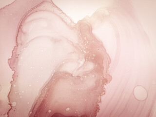 Marble Watercolors. Pale Brush Color Paint. Romance Watercolor Abstraction. Romance Surrealism Abstract. Pink Abstract Draw. Marble Watercolors.