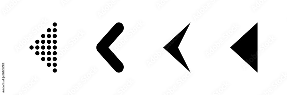 Wall mural arrows. arrow icon. arrows vector collection. arrow. cursor. vector illustration