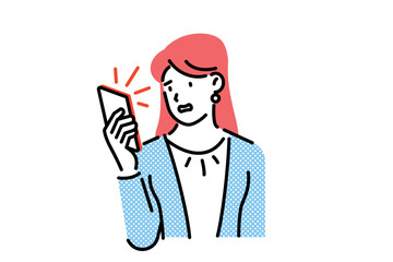 스마트폰을 확인하는 비즈니스 팀