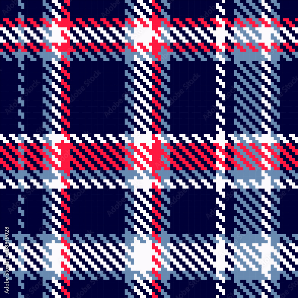 Poster seamless checkered vector pattern