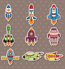 rocket stickers