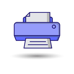 Printer free icon vector design template