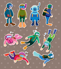 diver stickers