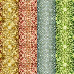 vector seamless pattern, oriental style, can be used as background, bookmarks, wrapping paper or wallpaper