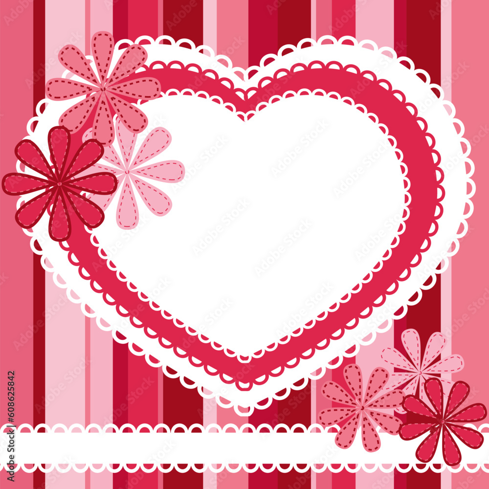 Poster background for valentine's day. also available as a vector in adobe illustrator eps format, compress