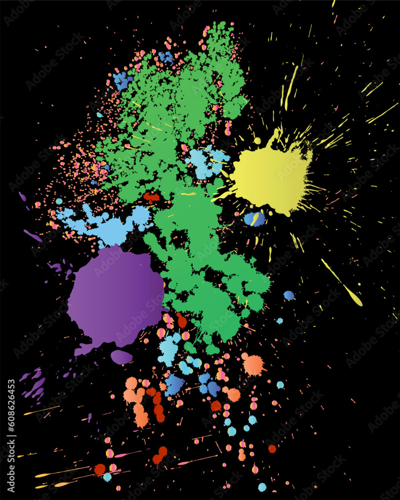 Poster abstract grunge vector background for design use.