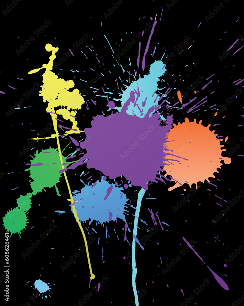 Poster abstract grunge vector background for design use.