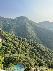 Fototapeta na wymiar view from the mountain in India