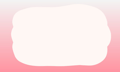 The pink and white background represents a sweet, pastel feel.