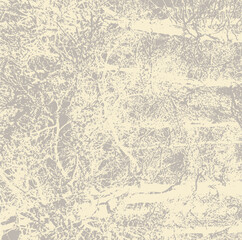 Tree branches with snow in winter texture, vector abstract natural grunge background.
