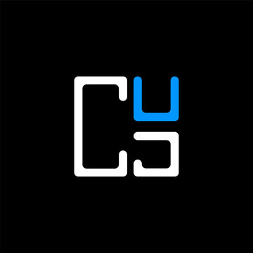 CUJ letter logo abstract creative design. CUJ unique design	