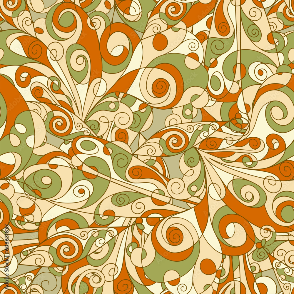 Poster vector abstract seamless pattern