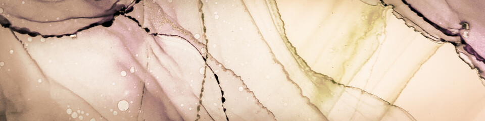 Waves Marbled. Brown Alcohol Inks. Pale Marble Background Trendy. Pastel Background. Beige Oil Paint. Paintings Pattern. Texture Watercolor.