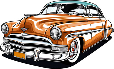Retro Car Graphic Clipart © nimaxs