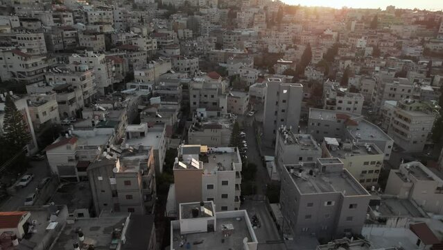 Israel jerusalem holy land drone footage