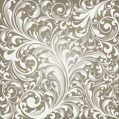 illustration drawing of floral background