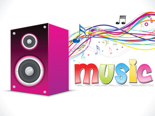abstract colorful musical background vector illustration