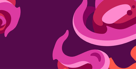 Abstract background with flat style, nice color mix and can be filled with text for your needs. banners, web