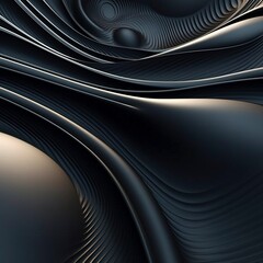 Dark abstract background with waves