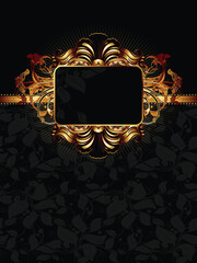 ornate frame, this illustration may be useful as designer work