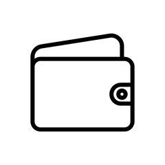 wallet sign symbol glyph vector icon