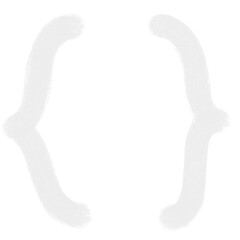 Symbol Brancket Chalk Font School Kids Drawing Brush Handwriting