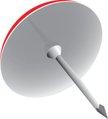 Contemporary clerical pin for fastening papers. Vector illustration.