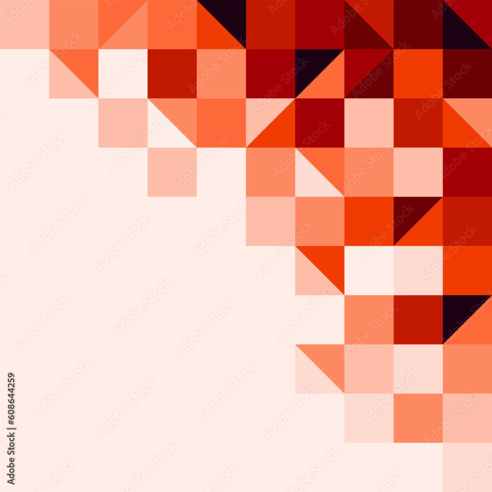 Poster background structure from geometric shapes in one tone