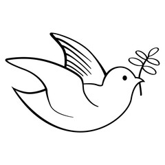 Dove bird icon