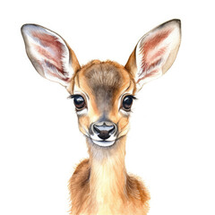 A cute Watercolor Deer