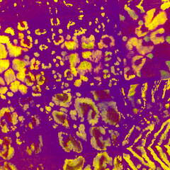 Leopard Fashion. Coral Safari Vintage. Passion