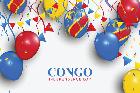 Congo Independence Day background.