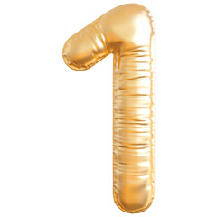 Gold Balloon Number 1