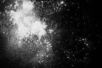 Abstract white powder splash background