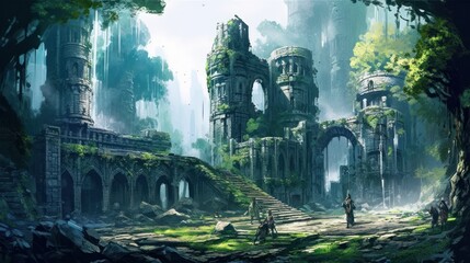 Fantasy Ruins Artwork