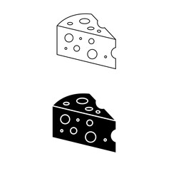 Cheese symbol, cheese slice icon, cheese wedge icon, dairy icon, food icon, cheese graphic, cheese vector, cheese symbol.