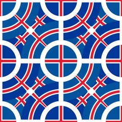 Obraz premium iceland pattern. tracery design. plus background. vector illustration