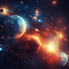 Obraz premium Green lungs with tree over misty forest, created using generative ai technology