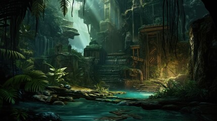 Game Art Mysterious places