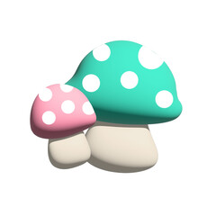 mushroom 3d