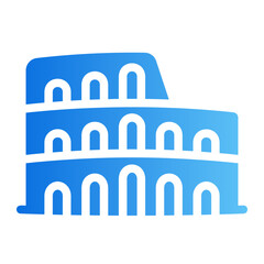 Fototapeta premium colosseum gradient icon