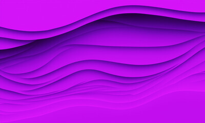 Abstract wave shapes, purple background design, modern illustration
